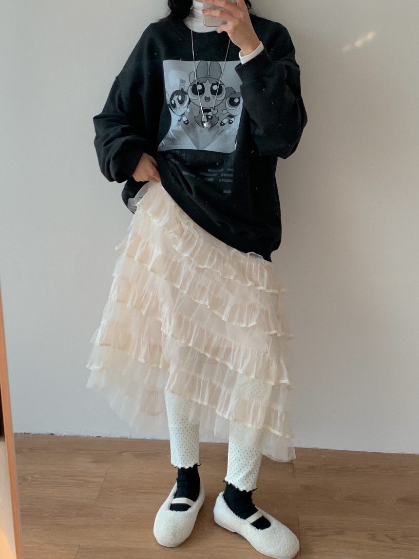 LETAILOR東大門㊣代購女士新款25秋冬時尚熱賣人氣休閑長裙LETAILOR長裙