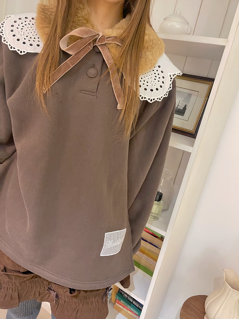 BOUTIQUE-L韓國代購㊣女裝新品休閑職業25秋冬人氣時尚衛衣BOUTIQUE-L衛衣