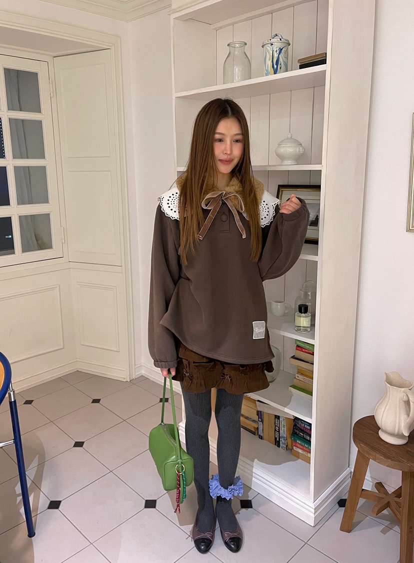 BOUTIQUE-L韓國代購㊣女裝新品休閑職業25秋冬人氣時尚衛衣BOUTIQUE-L衛衣