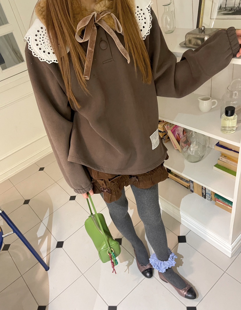 BOUTIQUE-L韓國代購㊣女裝新品休閑職業25秋冬人氣時尚衛衣BOUTIQUE-L衛衣