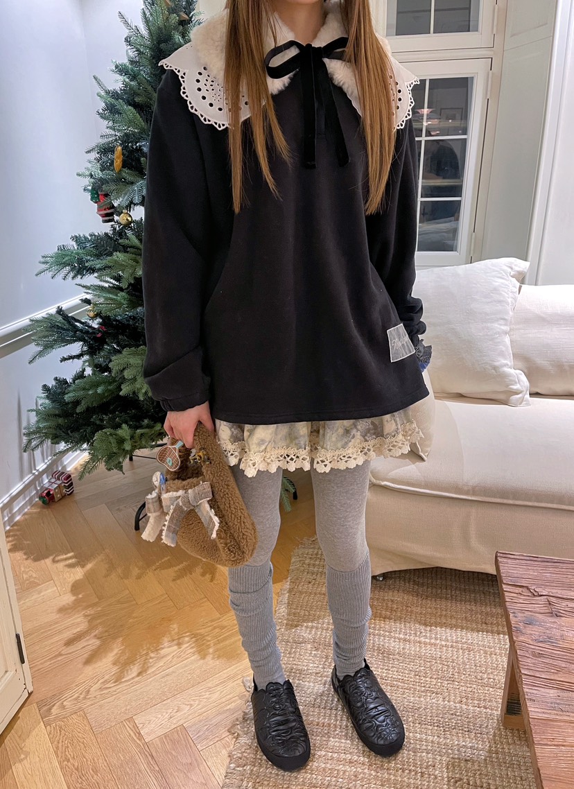 BOUTIQUE-L韓國代購㊣女裝新品休閑職業25秋冬人氣時尚衛衣BOUTIQUE-L衛衣