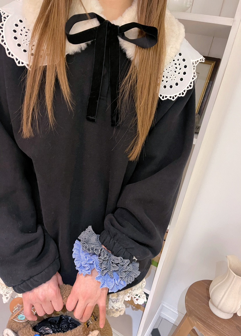 BOUTIQUE-L韓國代購㊣女裝新品休閑職業25秋冬人氣時尚衛衣BOUTIQUE-L衛衣