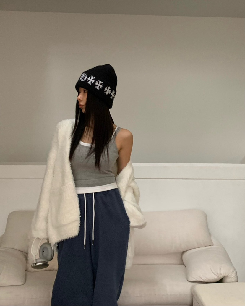 REVE CITE-L東大門㊣直郵女士新品時尚人氣25秋冬吊帶背心REVE CITE吊帶/背心