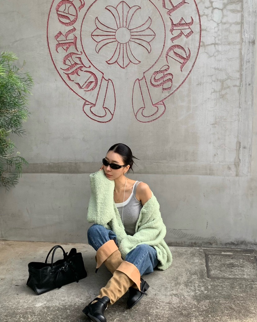 REVE CITE-L東大門㊣直郵女士新品時尚人氣25秋冬吊帶背心REVE CITE吊帶/背心