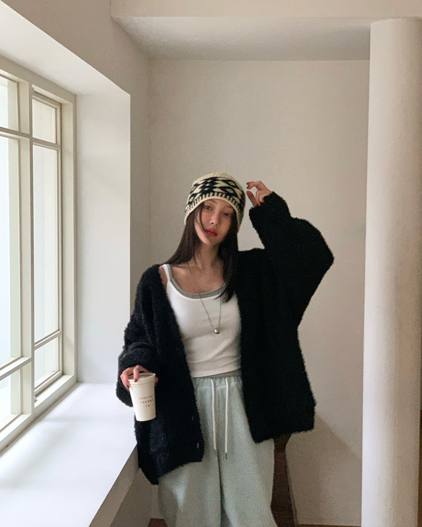 REVE CITE-L東大門㊣直郵女士新品時尚人氣25秋冬吊帶背心REVE CITE吊帶/背心