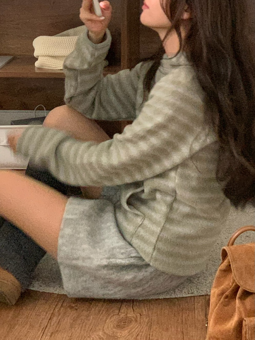 BLEECKER韓國直郵㊣女士新品熱賣時尚職業25秋冬休閑人氣衛衣BLEECKER衛衣