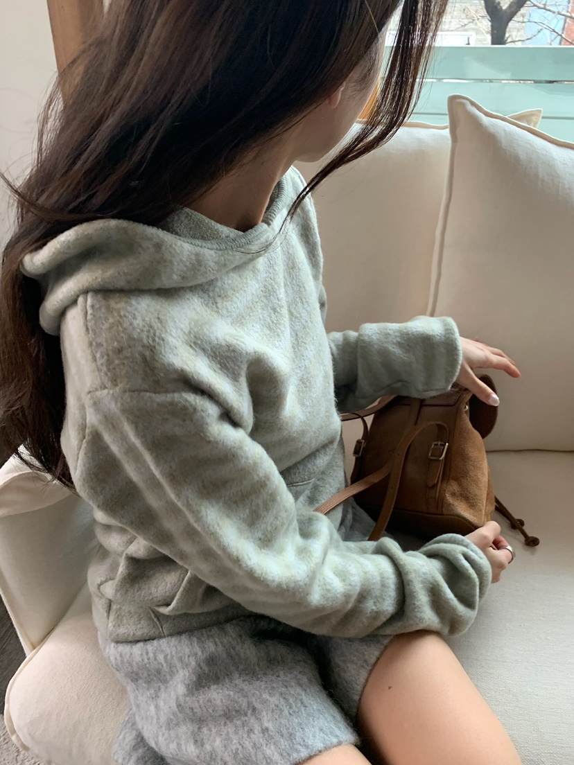 BLEECKER韓國直郵㊣女士新品熱賣時尚職業25秋冬休閑人氣衛衣BLEECKER衛衣