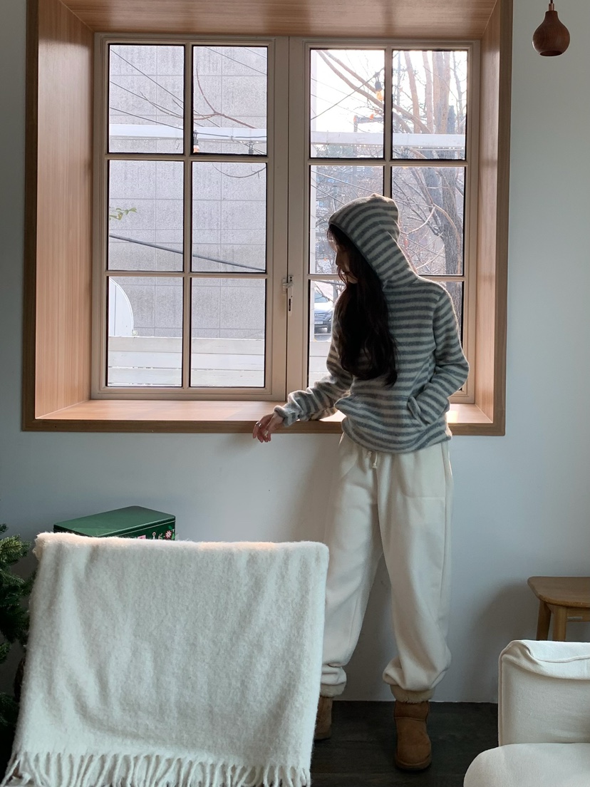 BLEECKER韓國直郵㊣女士新品熱賣時尚職業25秋冬休閑人氣衛衣BLEECKER衛衣