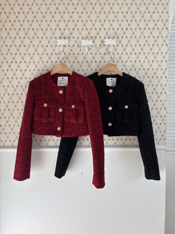 mars東大門㊣直郵女裝新款25秋冬職業熱賣時尚推薦夾克粗花呢mars夾克