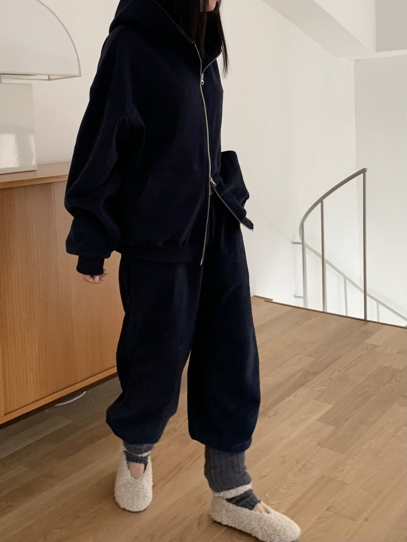 MURMUR東大門㊣代購女裝新品時尚職業人氣夾克連帽拉鏈衫柔軟MURMUR夾克