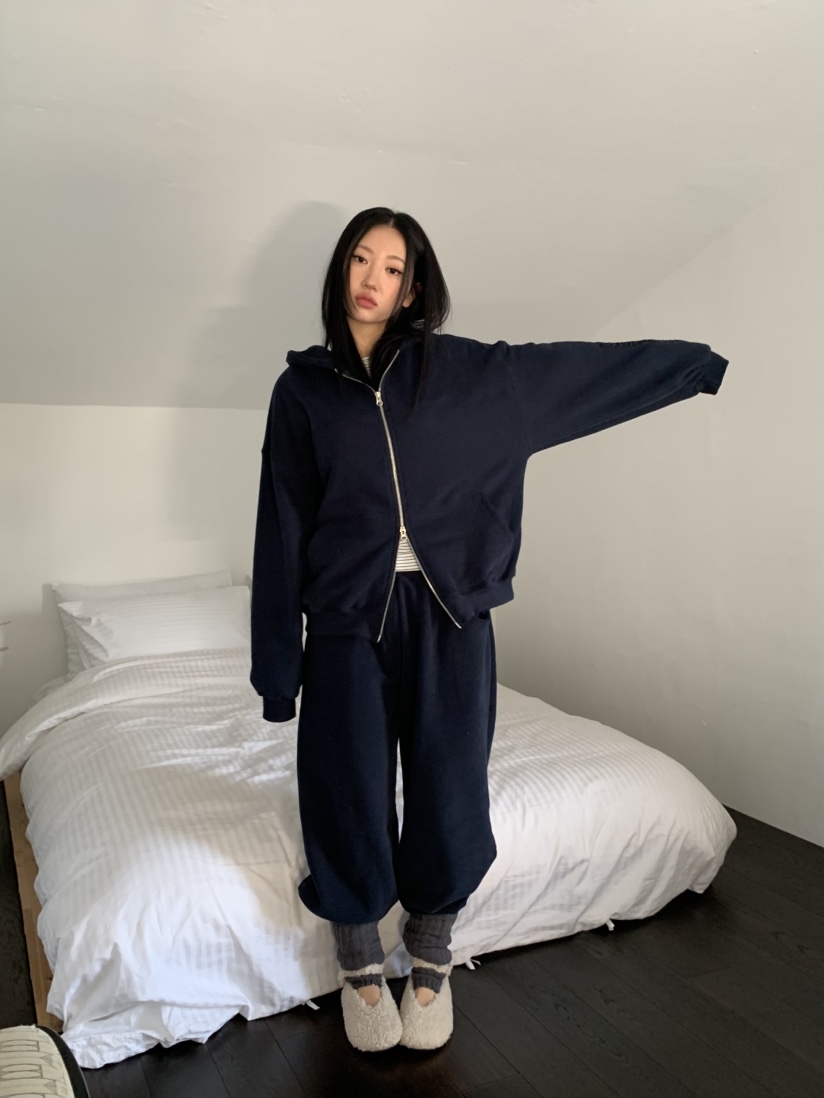 MURMUR東大門㊣代購女裝新品時尚職業人氣夾克連帽拉鏈衫柔軟MURMUR夾克