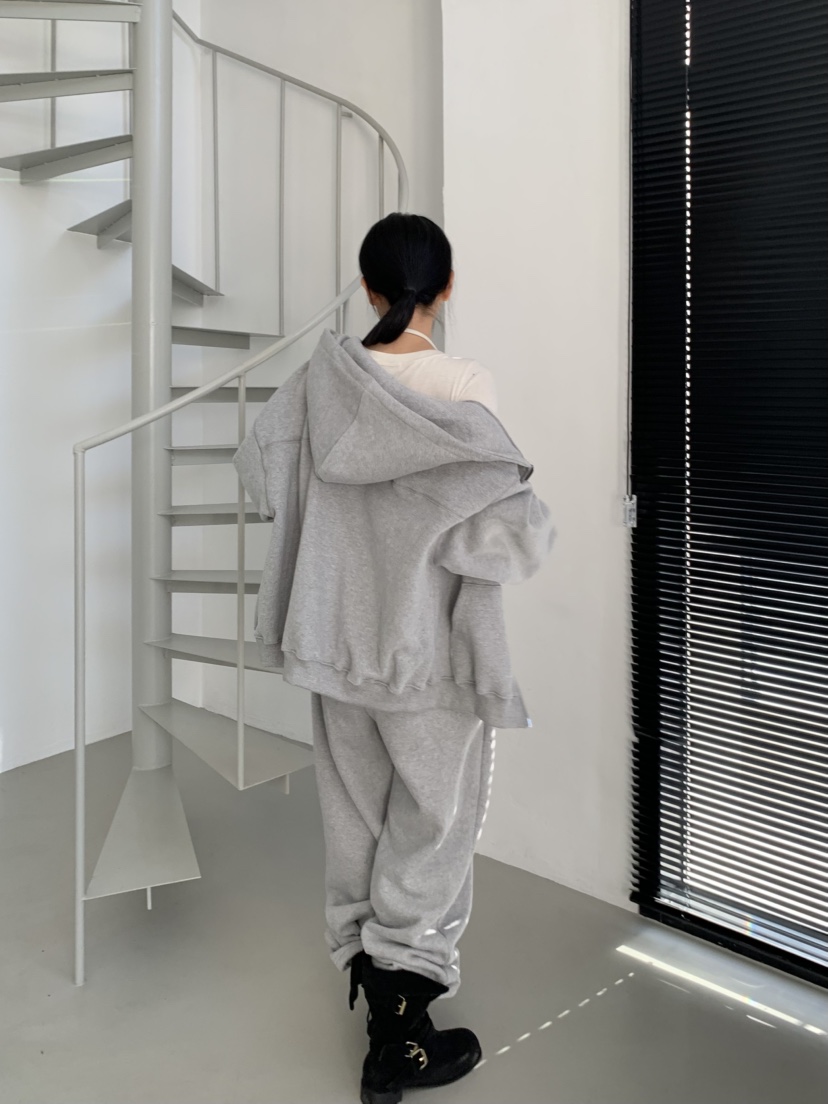 MURMUR東大門㊣代購女裝新品時尚職業人氣夾克連帽拉鏈衫柔軟MURMUR夾克