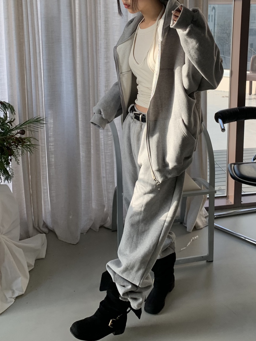 MURMUR東大門㊣代購女裝新品時尚職業人氣夾克連帽拉鏈衫柔軟MURMUR夾克