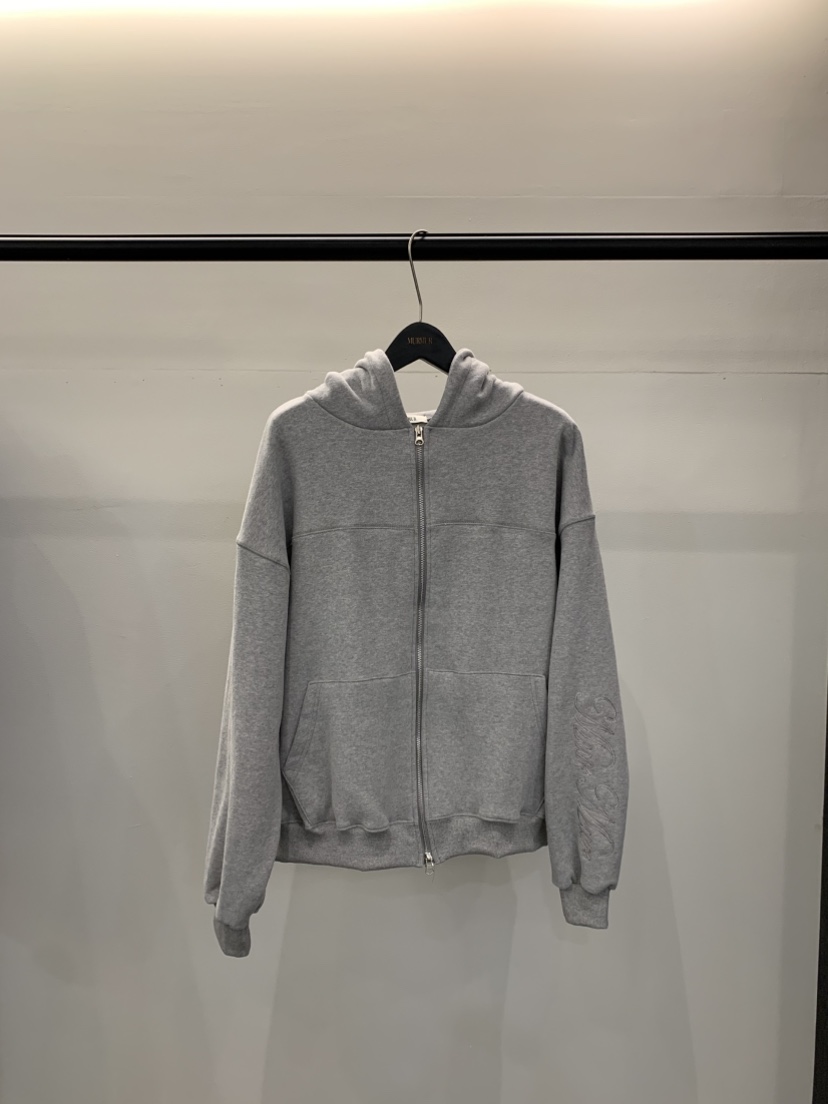 MURMUR東大門㊣代購女裝新品時尚職業人氣夾克連帽拉鏈衫柔軟MURMUR夾克圖色1