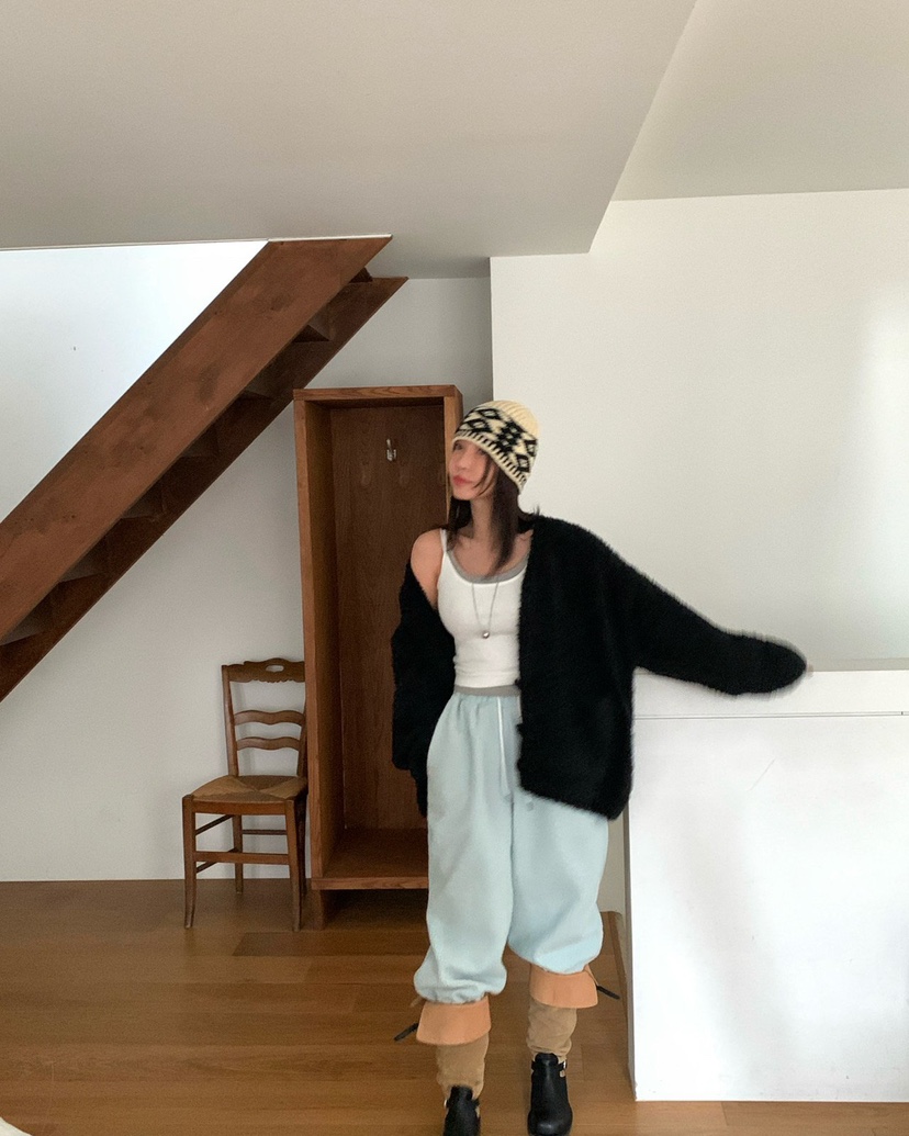 REVE CITE-L東大門㊣實拍女士新品休閑推薦人氣25秋冬休閑褲REVE CITE休閑褲