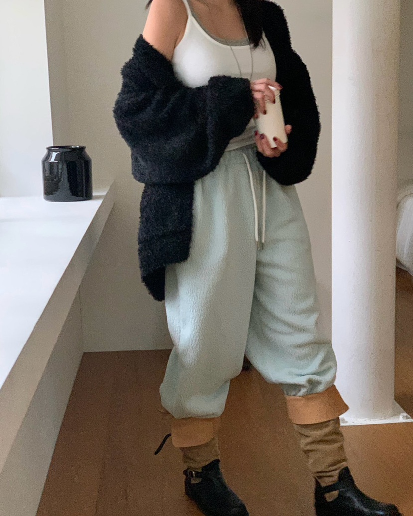 REVE CITE-L東大門㊣實拍女士新品休閑推薦人氣25秋冬休閑褲REVE CITE休閑褲圖色1