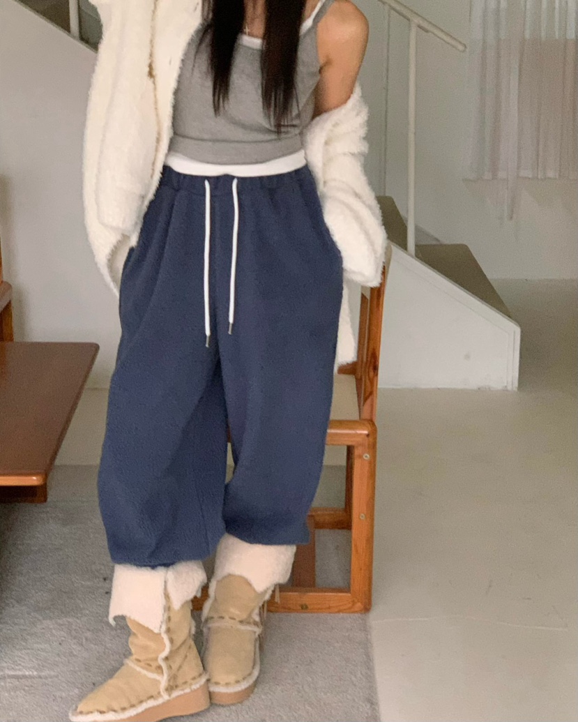 REVE CITE-L東大門㊣實拍女士新品休閑推薦人氣25秋冬休閑褲REVE CITE休閑褲圖色3