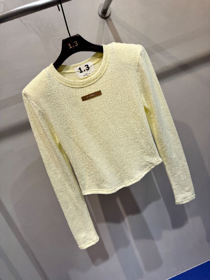 1.3東大門㊣代購女士新品休閑推薦熱賣25秋冬人氣時尚長袖T恤1.3長袖T恤