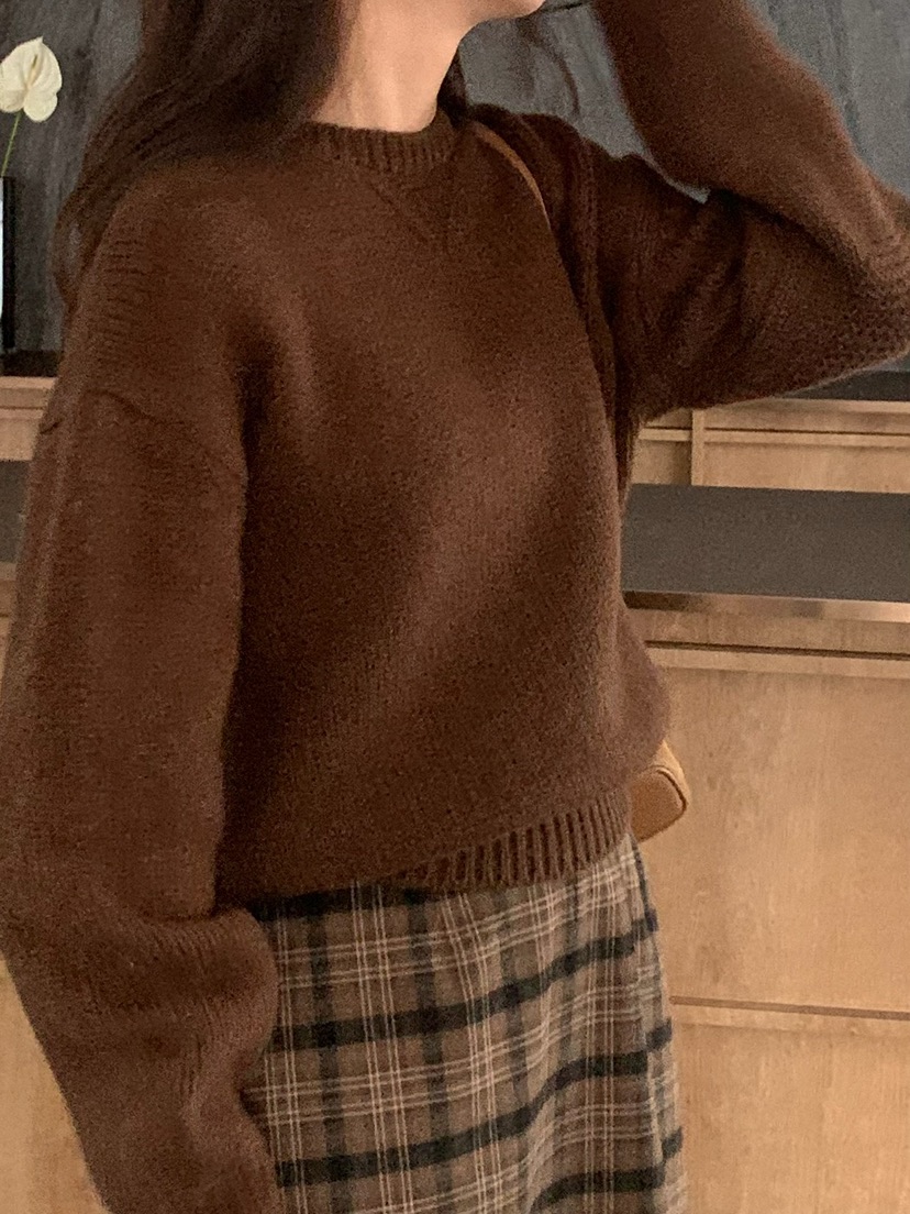 BLEECKER韓國直郵㊣女士新款職業熱賣時尚25秋冬推薦針織衫BLEECKER針織衫