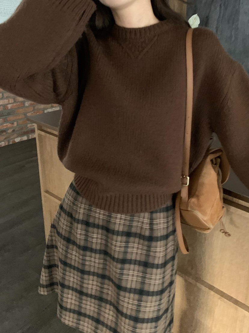 BLEECKER韓國直郵㊣女士新款職業熱賣時尚25秋冬推薦針織衫BLEECKER針織衫