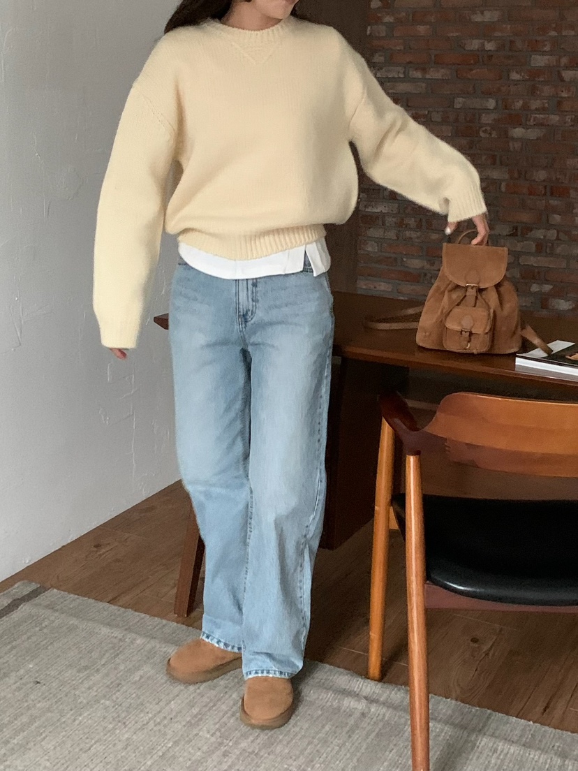 BLEECKER韓國直郵㊣女士新款職業熱賣時尚25秋冬推薦針織衫BLEECKER針織衫