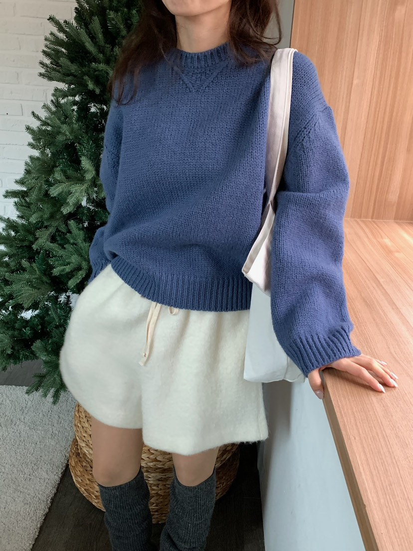 BLEECKER韓國直郵㊣女士新款職業熱賣時尚25秋冬推薦針織衫BLEECKER針織衫