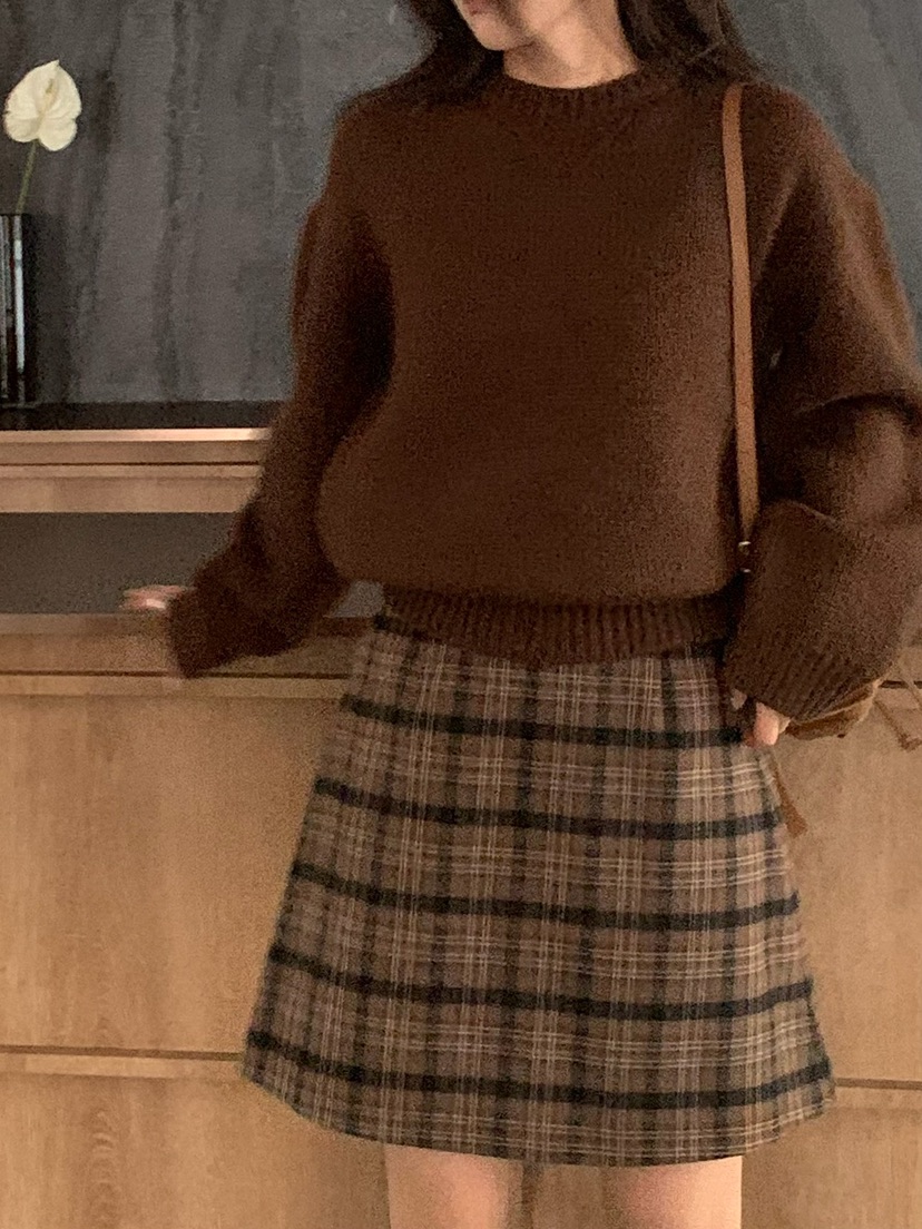 BLEECKER韓國直郵㊣女士新款職業熱賣時尚25秋冬推薦針織衫BLEECKER針織衫圖色3