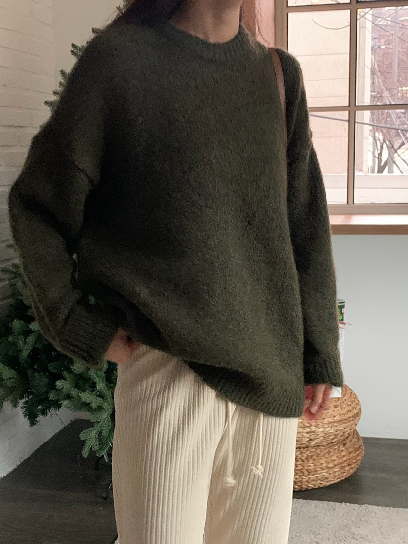 BLEECKER東大門㊣代購女士新款休閑時尚熱賣25秋冬推薦針織衫BLEECKER針織衫