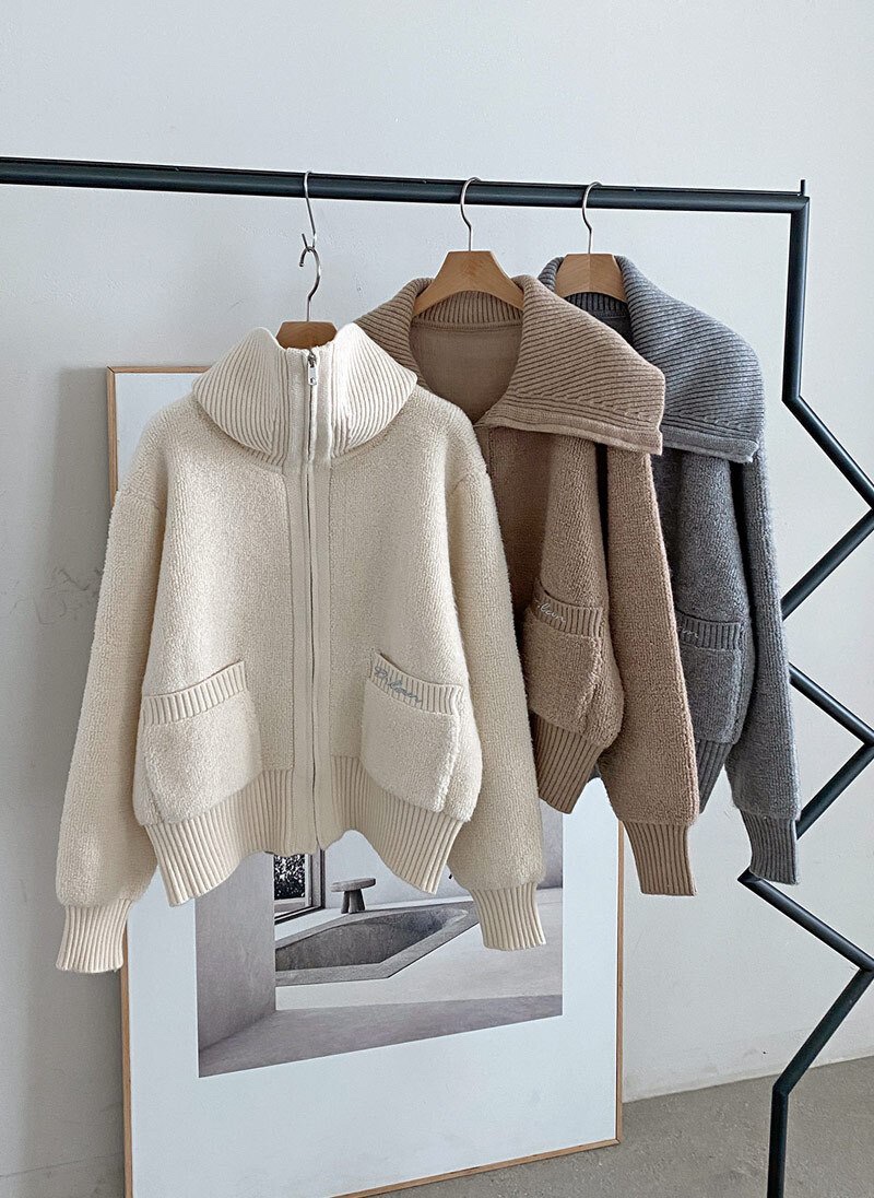 I BLLE東大門㊣直郵女士新品休閑熱賣時尚人氣25秋冬針織衫I BLLE針織衫