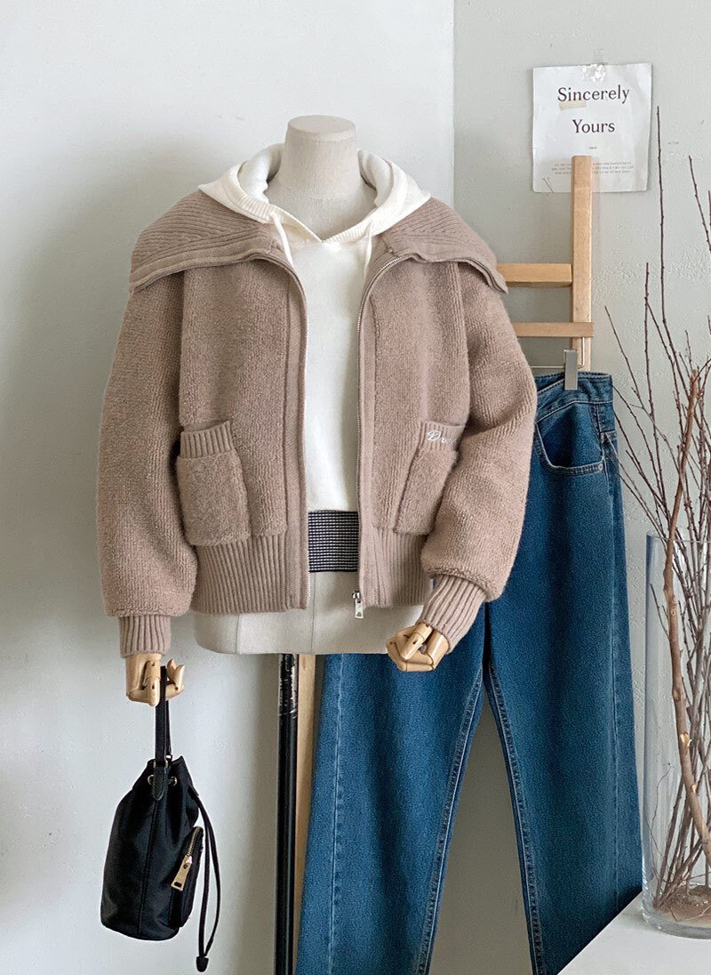 I BLLE東大門㊣直郵女士新品休閑熱賣時尚人氣25秋冬針織衫I BLLE針織衫