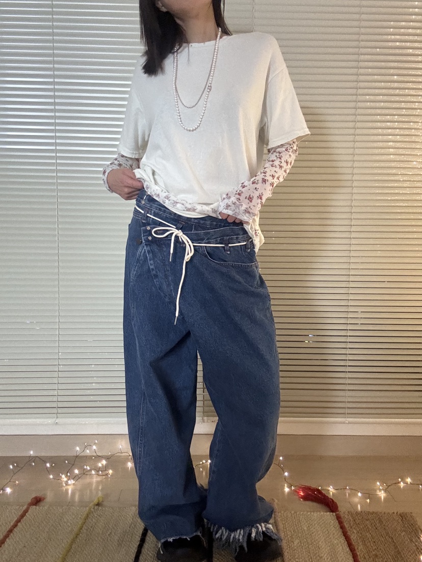 FRANC—L東大門㊣直郵女士新品推薦25秋冬長袖T恤兩面穿復古FRANC長袖T恤