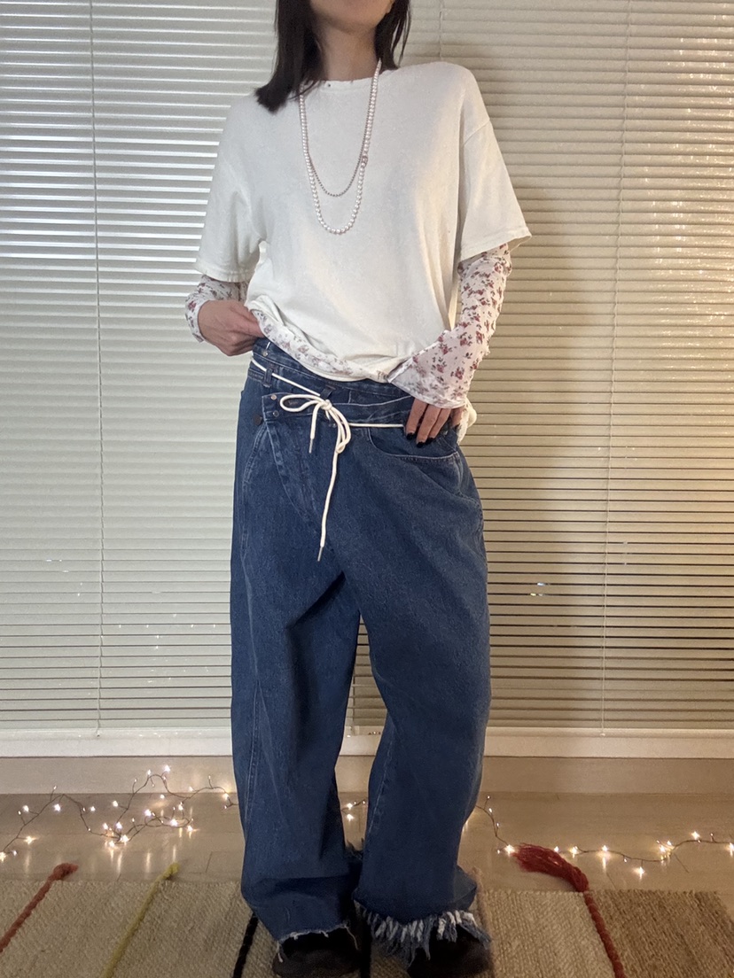 FRANC—L東大門㊣直郵女士新品推薦25秋冬長袖T恤兩面穿復古FRANC長袖T恤