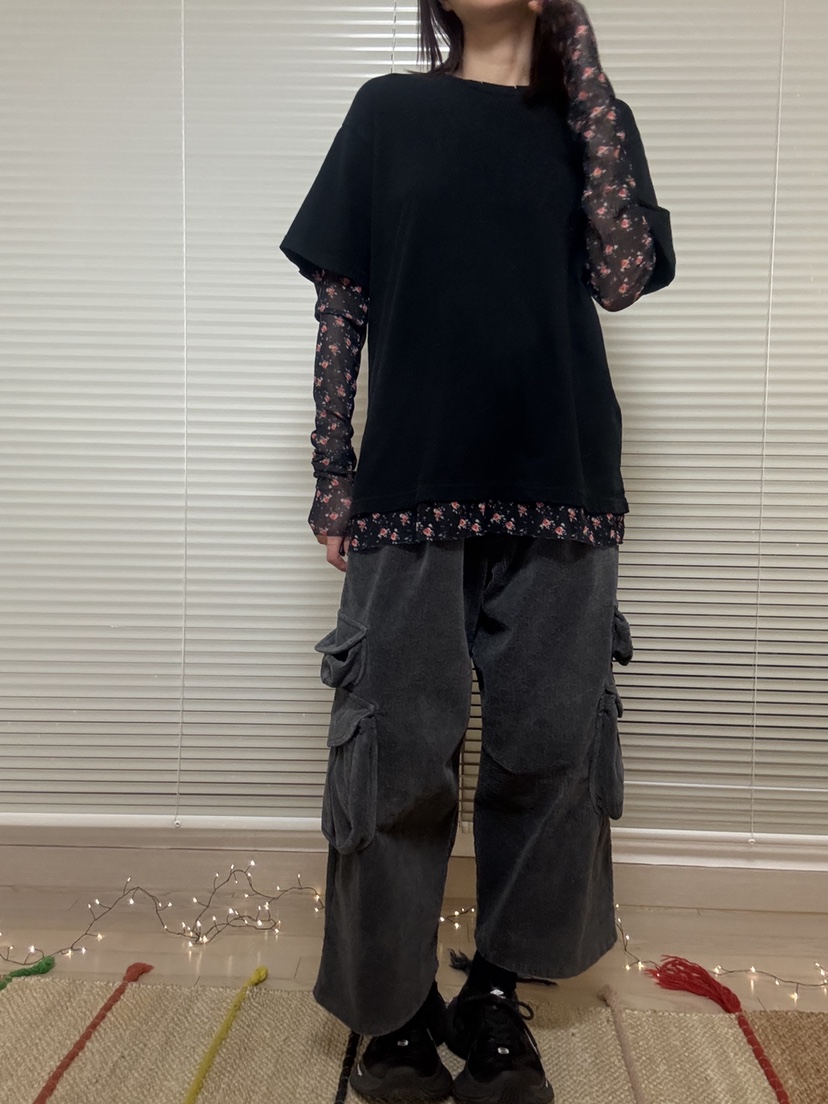 FRANC—L東大門㊣直郵女士新品推薦25秋冬長袖T恤兩面穿復古FRANC長袖T恤