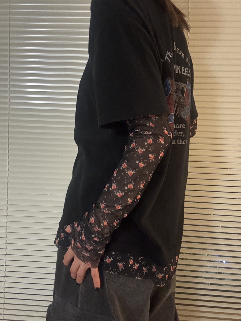 FRANC—L東大門㊣直郵女士新品推薦25秋冬長袖T恤兩面穿復古FRANC長袖T恤