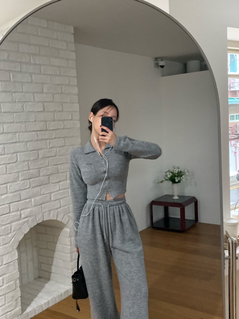 REVE CITE-L東大門㊣直郵女士新品25秋冬熱賣人氣衛衣拉鏈REVE CITE-L衛衣