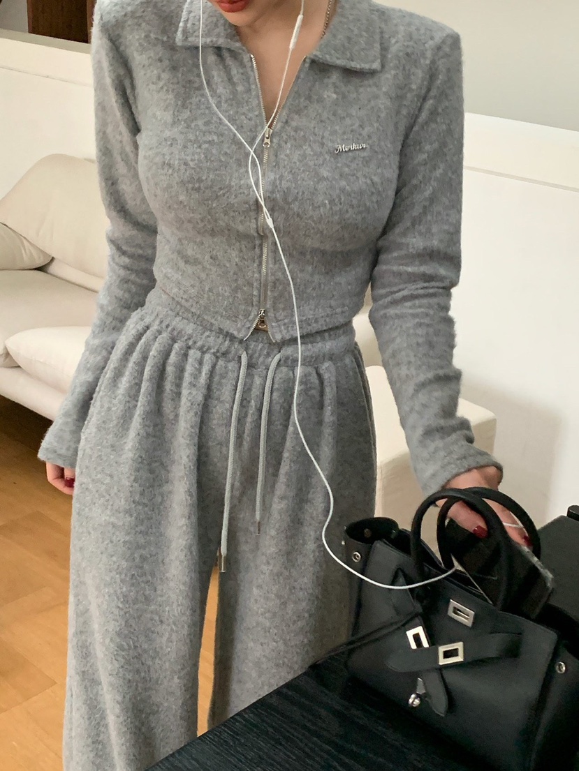 REVE CITE-L東大門㊣直郵女士新品25秋冬熱賣人氣衛衣拉鏈REVE CITE-L衛衣