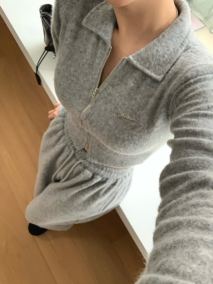 REVE CITE-L東大門㊣直郵女士新品25秋冬熱賣人氣衛衣拉鏈REVE CITE-L衛衣