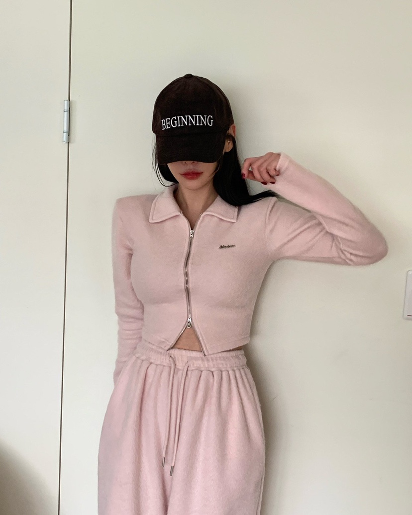 REVE CITE-L東大門㊣直郵女士新品25秋冬熱賣人氣衛衣拉鏈REVE CITE-L衛衣圖色1