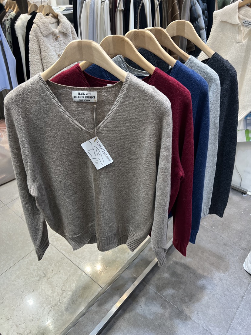 BLACK NOTE東大門㊣直郵女裝新品時尚推薦職業25秋冬針織衫BLACK NOTE針織衫