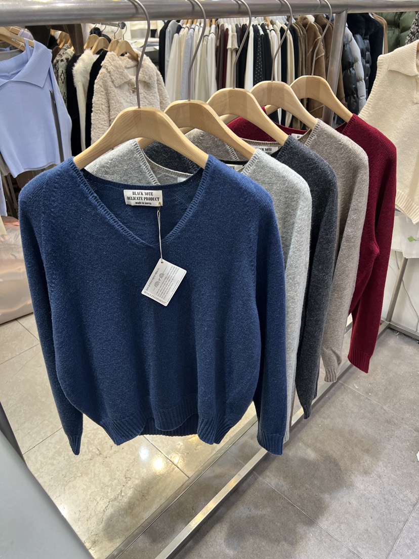 BLACK NOTE東大門㊣直郵女裝新品時尚推薦職業25秋冬針織衫BLACK NOTE針織衫