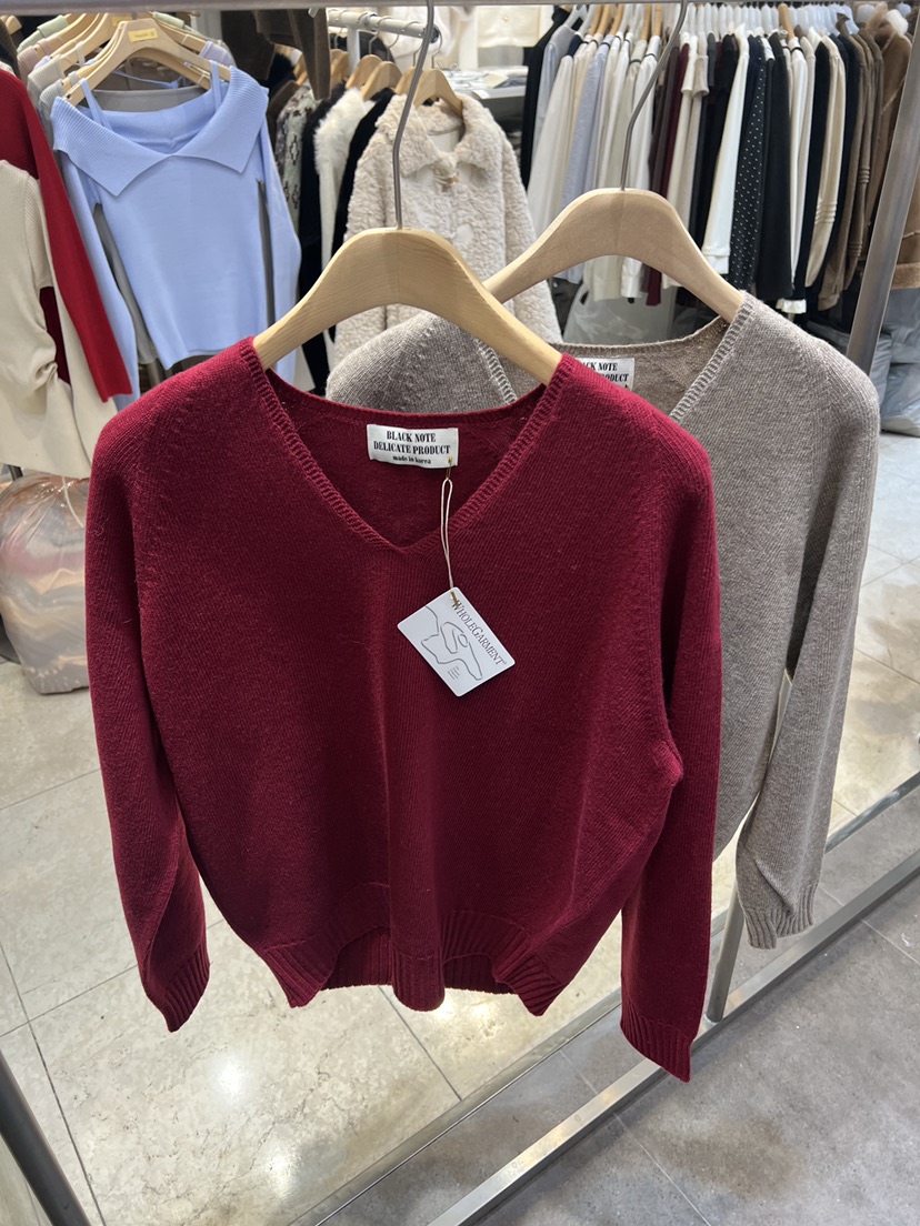 BLACK NOTE東大門㊣直郵女裝新品時尚推薦職業25秋冬針織衫BLACK NOTE針織衫