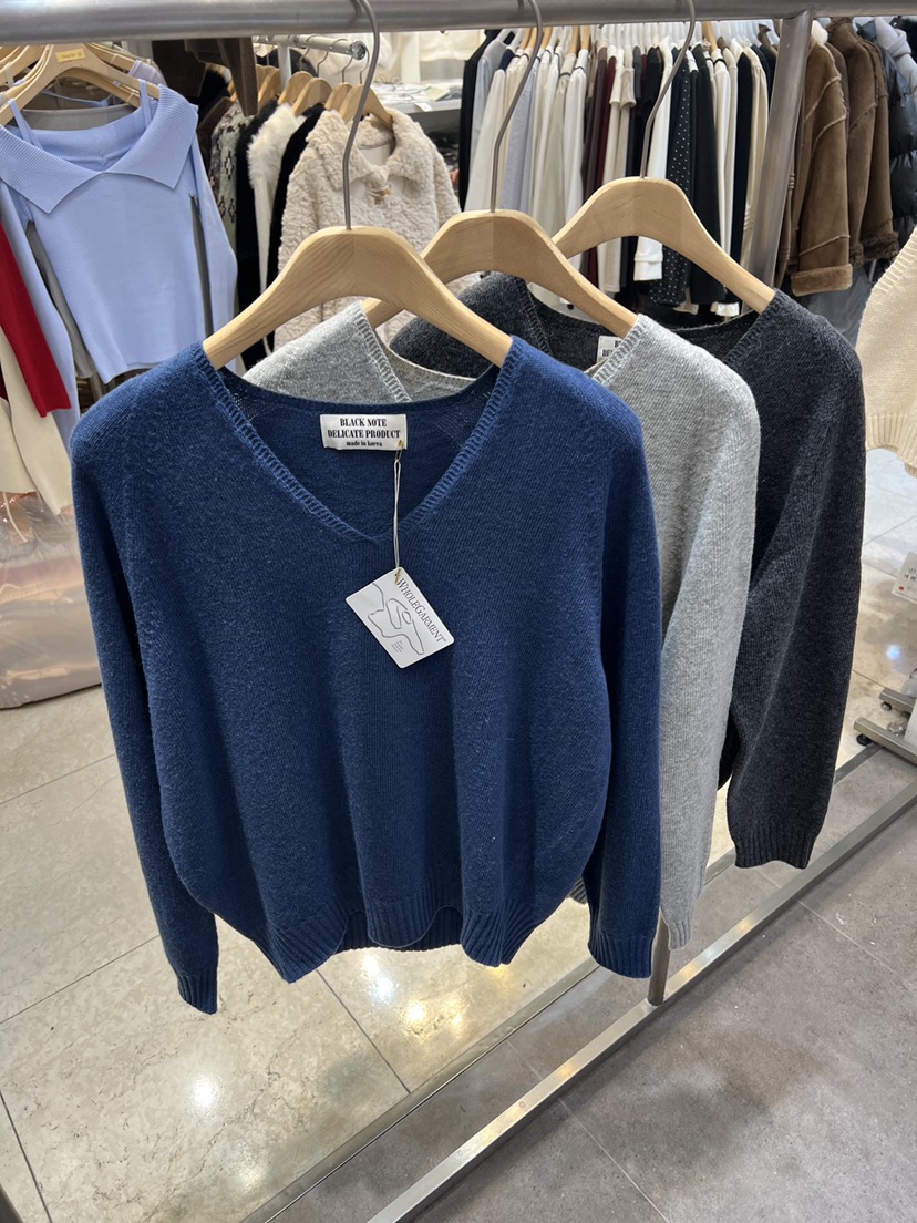 BLACK NOTE東大門㊣直郵女裝新品時尚推薦職業25秋冬針織衫BLACK NOTE針織衫