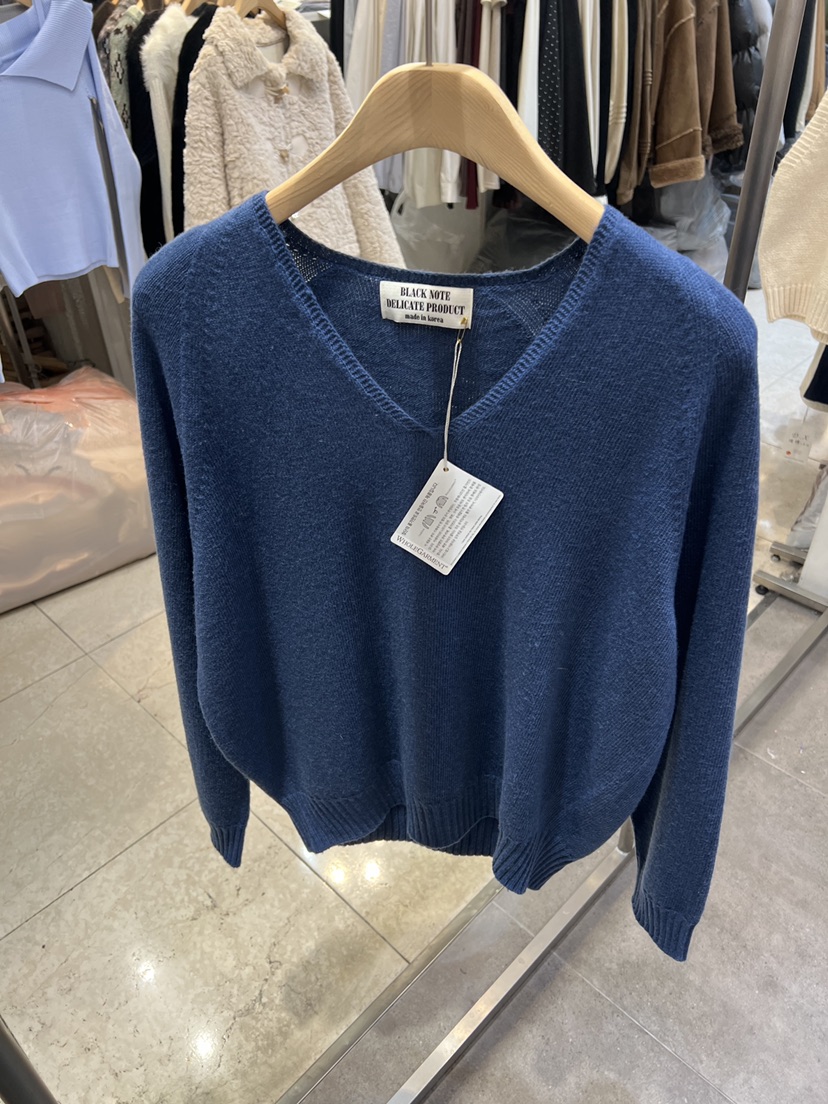 BLACK NOTE東大門㊣直郵女裝新品時尚推薦職業25秋冬針織衫BLACK NOTE針織衫圖色1