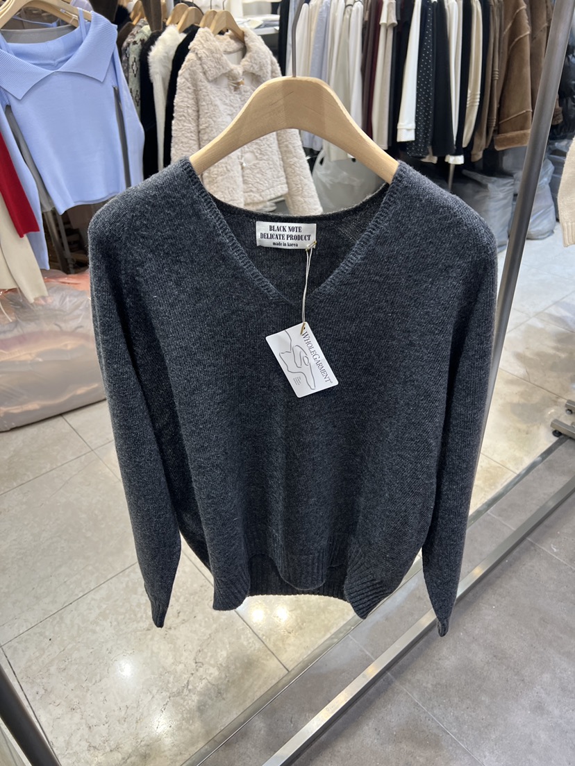 BLACK NOTE東大門㊣直郵女裝新品時尚推薦職業25秋冬針織衫BLACK NOTE針織衫圖色3