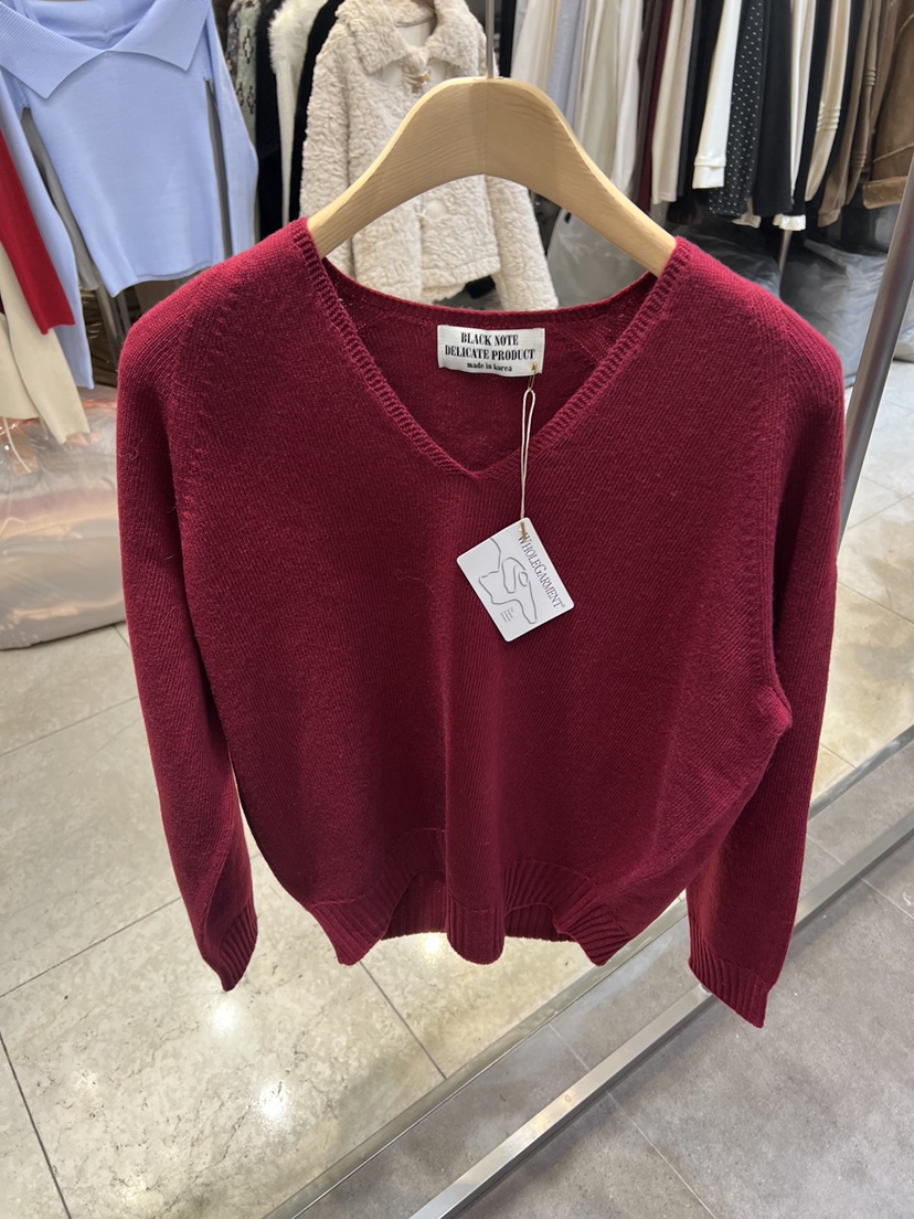 BLACK NOTE東大門㊣直郵女裝新品時尚推薦職業25秋冬針織衫BLACK NOTE針織衫圖色5