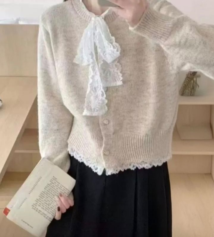 RICO韓國直郵㊣女士新品人氣熱賣時尚推薦25秋冬職業針織衫bling bling/RICO針織衫