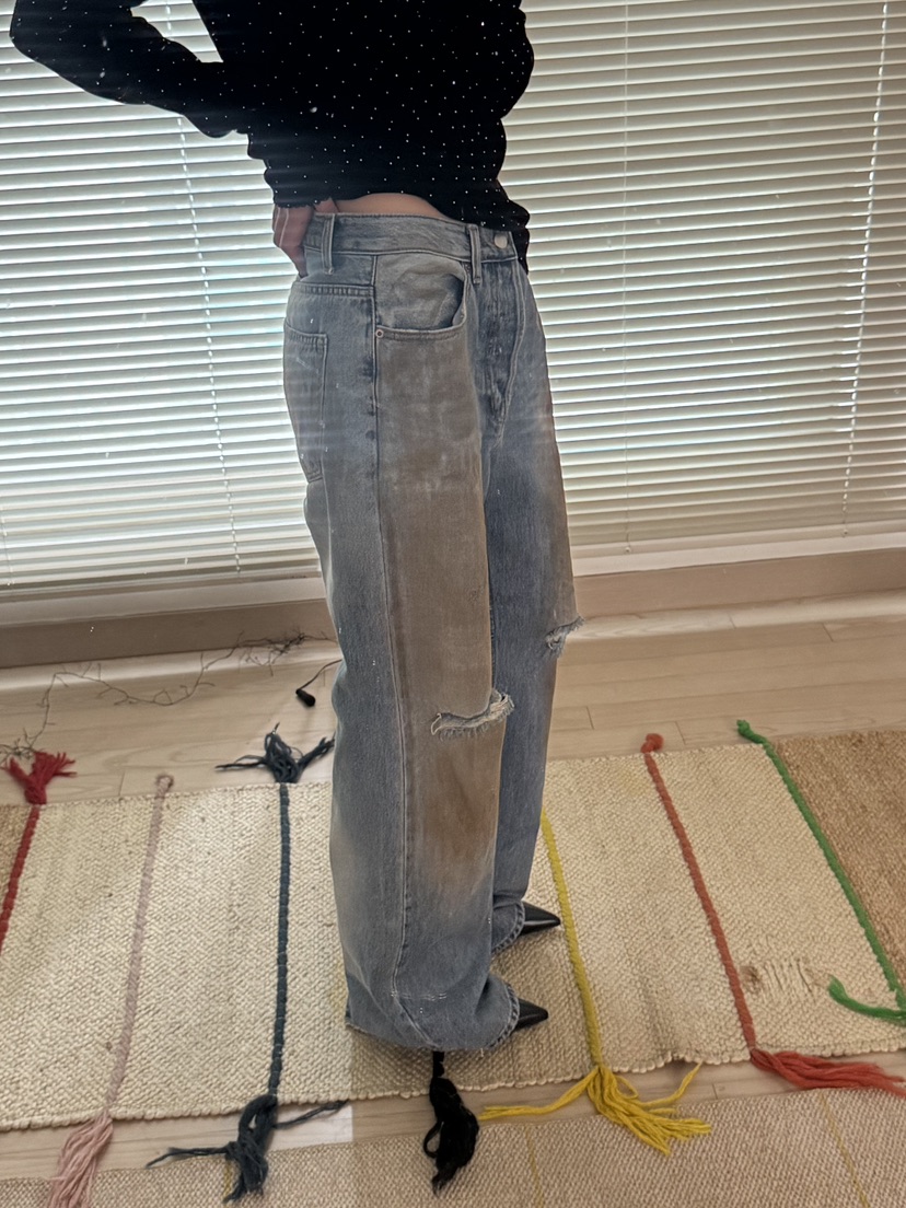 FRANC—L東大門㊣直郵女士新品推薦人氣職業25秋冬休閑牛仔褲FRANC牛仔褲