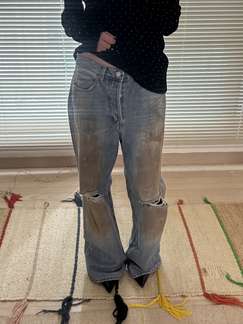 FRANC—L東大門㊣直郵女士新品推薦人氣職業25秋冬休閑牛仔褲FRANC牛仔褲圖色1