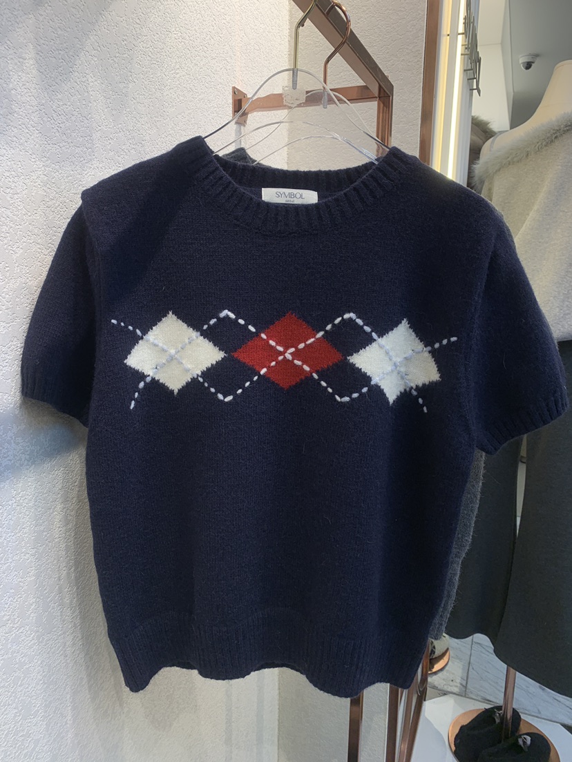 SYMBOL東大門㊣實拍女裝新品職業休閑時尚人氣熱賣25秋冬針織衫SYMBOL針織衫圖色1