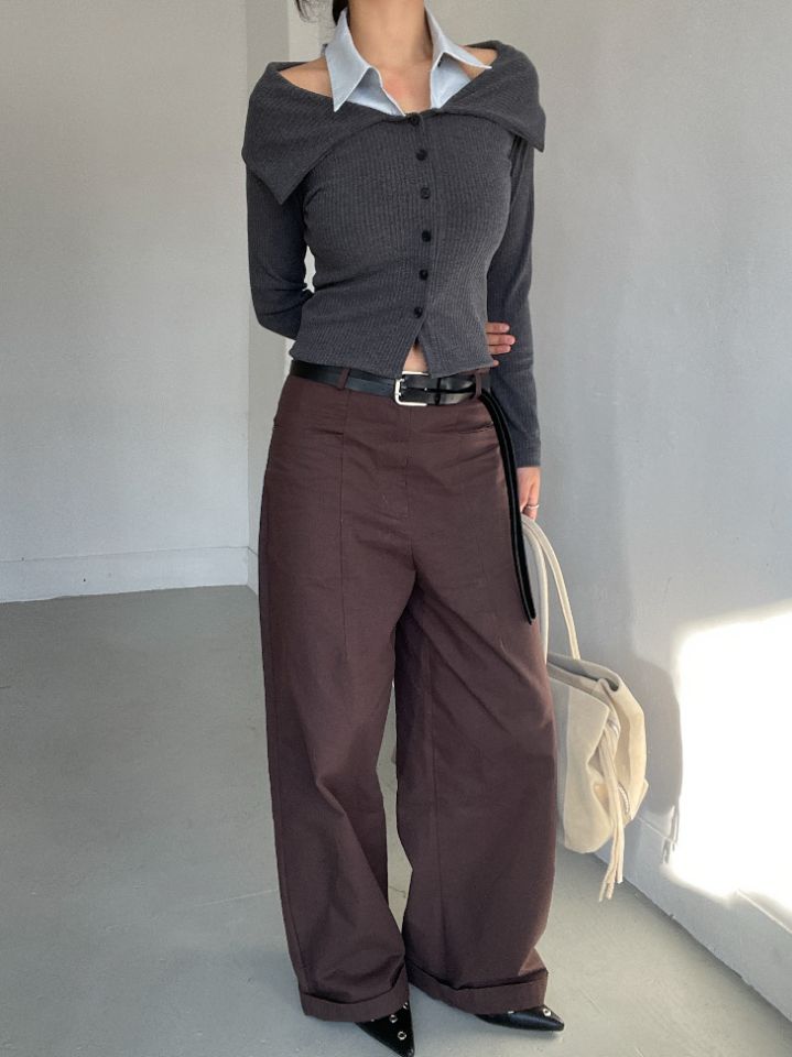 CRONG韓國直郵㊣女裝新品時尚休閑職業人氣25秋冬襯衫蕾絲衫CRONG襯衫/蕾絲衫